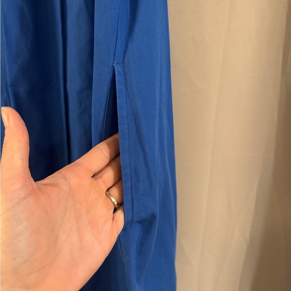 Bechamel Blue Dress with Embroidered Birds - Picture 4 of 9